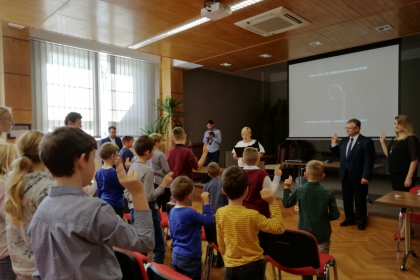 uczestnicy uroczystości inauguracji