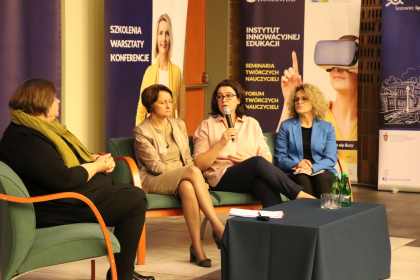 debata podczas  Konferencji Dyrektor Liderem