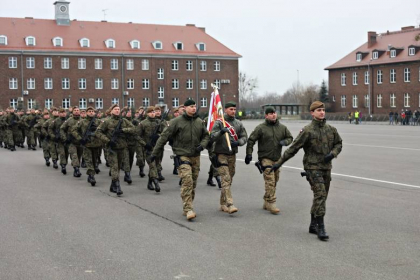 Uroczysta przysięga Śląskiej Brygady WOT