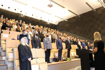 uczestnicy Inauguracji Roku Akademickiego w gliwickiej Cechowni