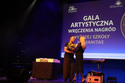 Gala artystyczna wyręczenia nagród Wyższej Szkoły Humanitas