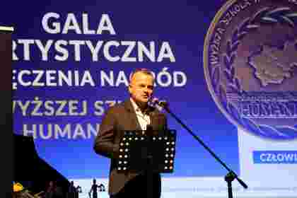 Gala artystyczna wyręczenia nagród Wyższej Szkoły Humanitas