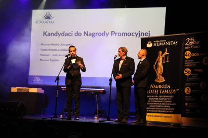 Gala artystyczna wyręczenia nagród Wyższej Szkoły Humanitas
