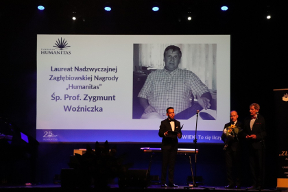 Gala artystyczna wyręczenia nagród Wyższej Szkoły Humanitas