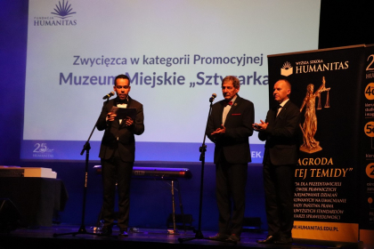 Gala artystyczna wyręczenia nagród Wyższej Szkoły Humanitas